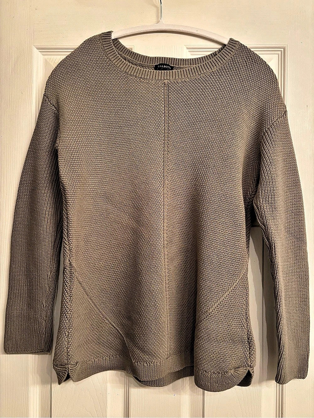 Talbots Olive Crewneck Sweater Size Medium